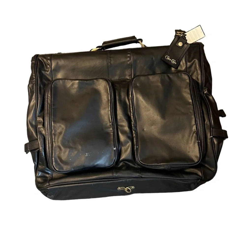 Claire Chase‎ Classic Garment Black Bag Saddle